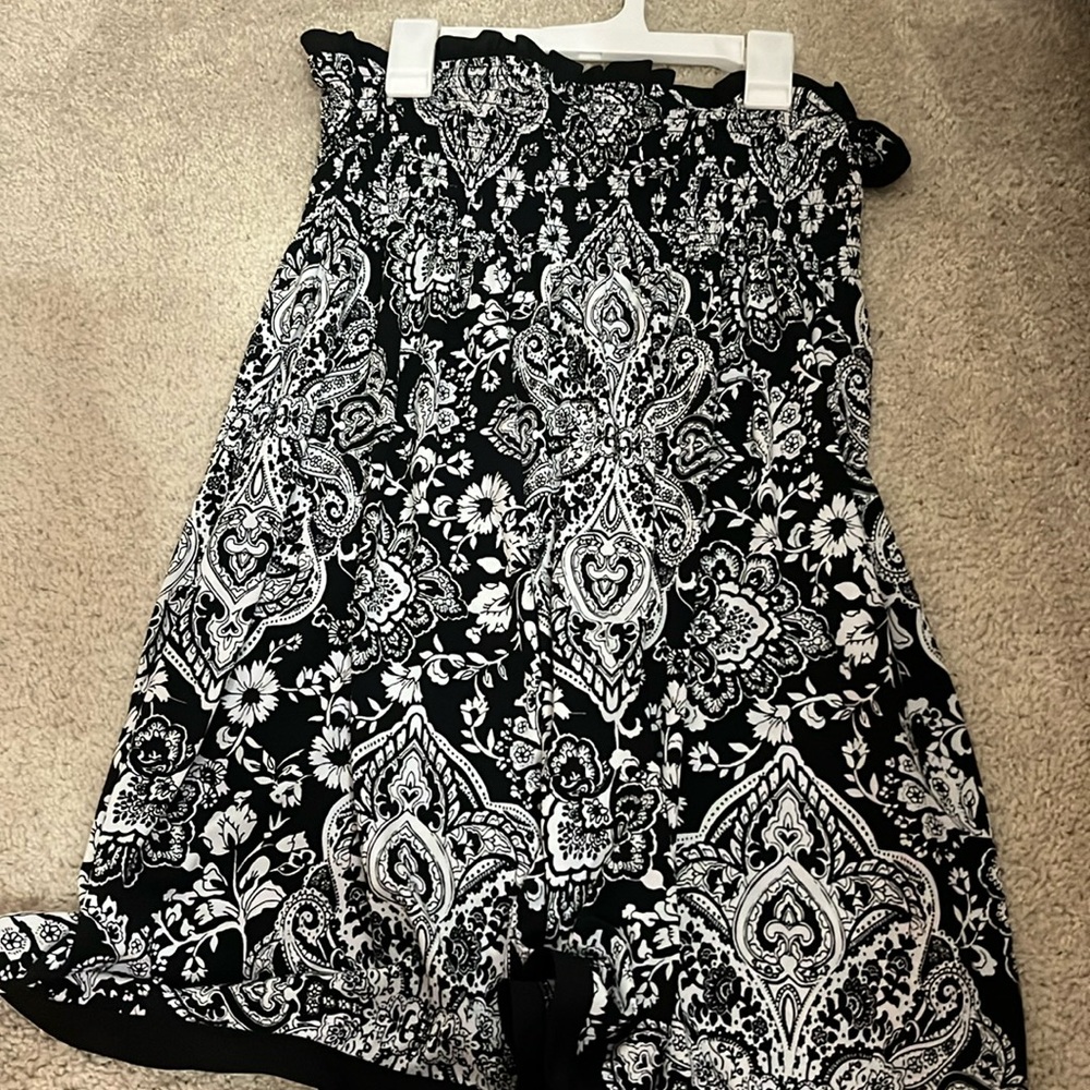 Patterned mini dress